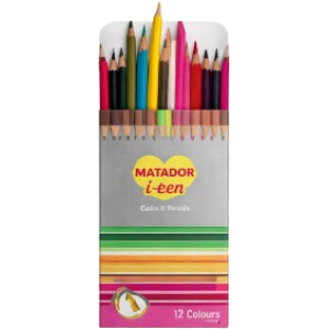 i-Teen Colour Pencils (Pack of 12)