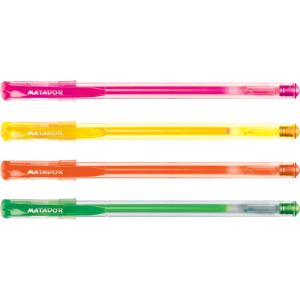 Matador Neon Gelpen (Pack of 5)